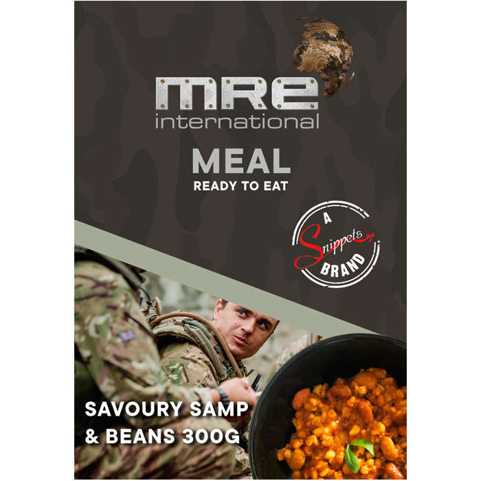 MRE Protein Meal Savory Samp & Beans 300g