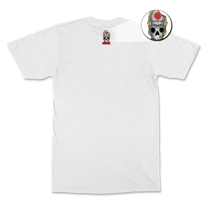TON "Darkslide Red Skull" Unisex Premium T-Shirt - White 4XL