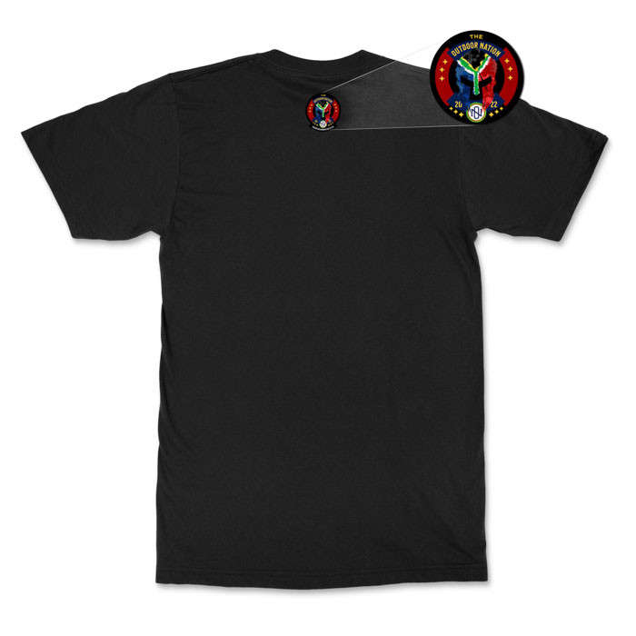 TON "SA Flag Spartan" Unisex Premium T-Shirt - Black XL