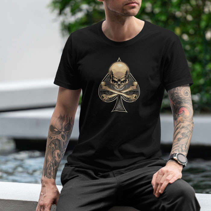 TON "Death Spade" Unisex Premium T-Shirt - Black M