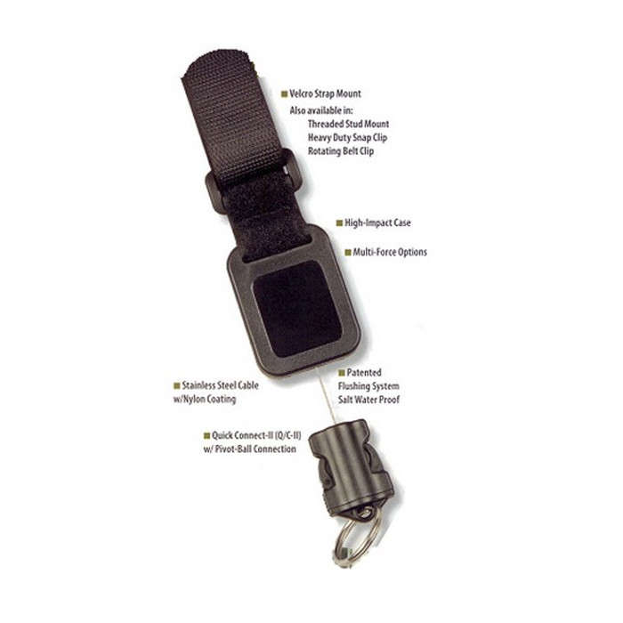 Gearkeeper Low Tension Retractable Firearm Retention Lanyard with Velcro Strap
