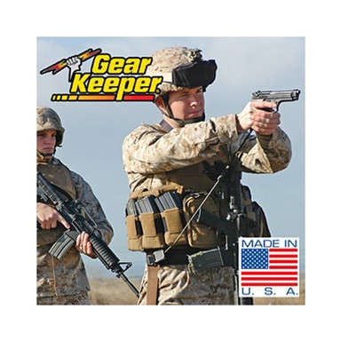 Gearkeeper Low Tension Retractable Firearm Retention Lanyard with Velcro Strap