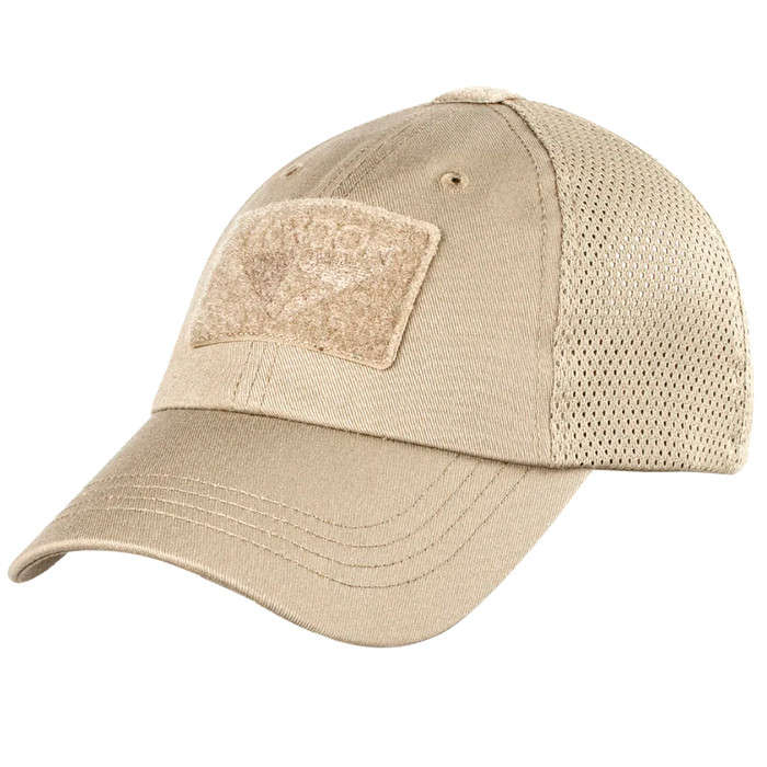 Condor Mesh Tactical Cap - Solid Colour Tan