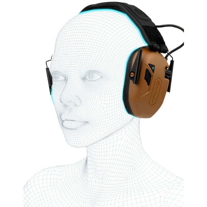 Earmor M300T Electronic Hearing Protector Foliage Green