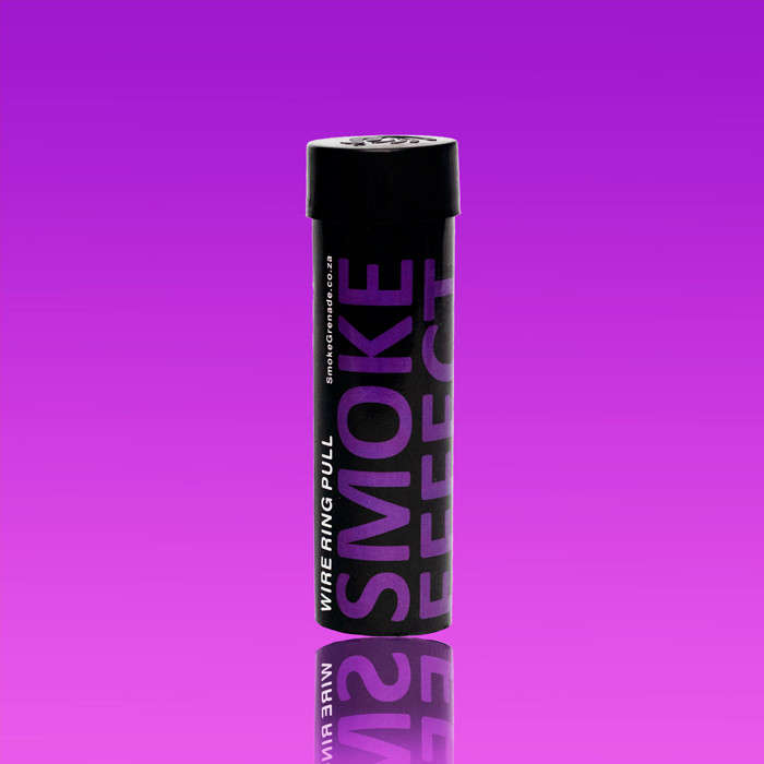 Smoke Effect Wire Pull Smoke Grenade - Purple