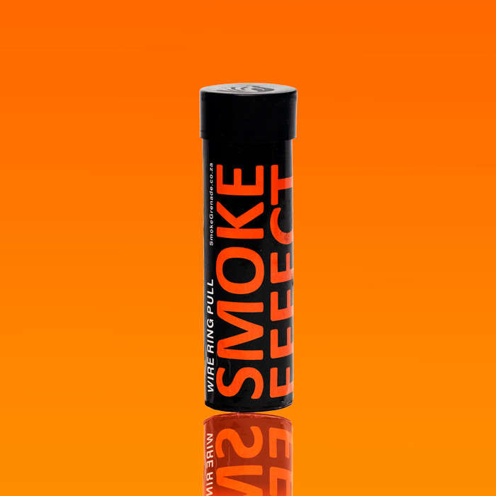 Smoke Effect Wire Pull Smoke Grenade - Orange