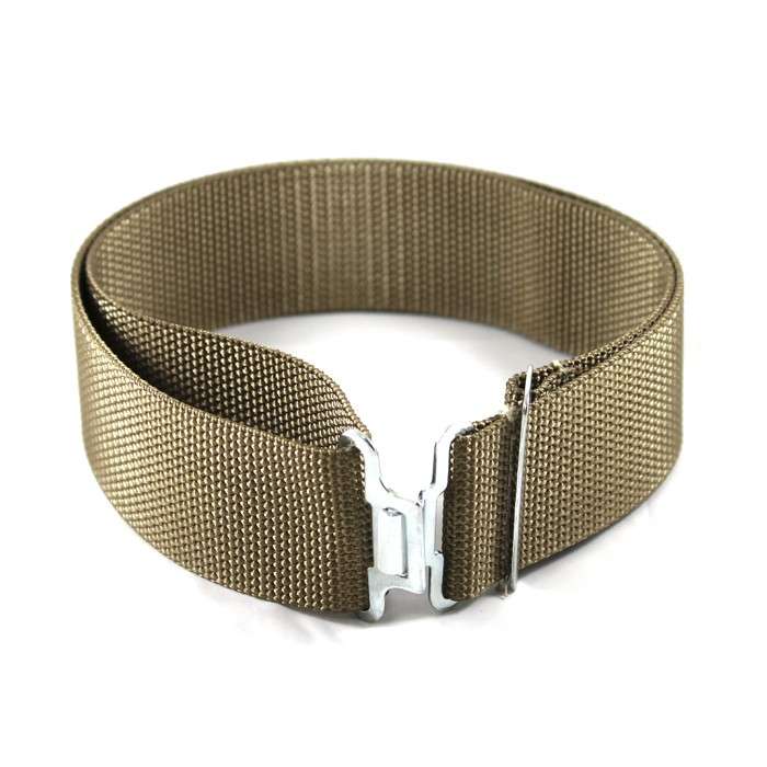 Security Web Belt - Solid Colour Khaki S - 2XL