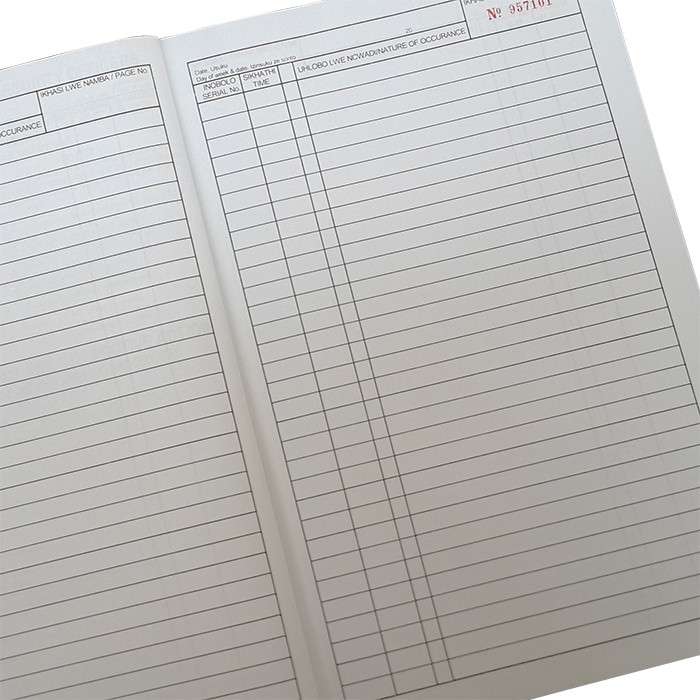 Occurrence Book - 200 Pages