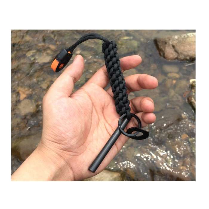 DZI 26mm Bracelet/Keychain Striker - Black