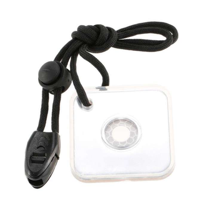 DZI Zipper/Utility Survival Whistle - Black and Orange