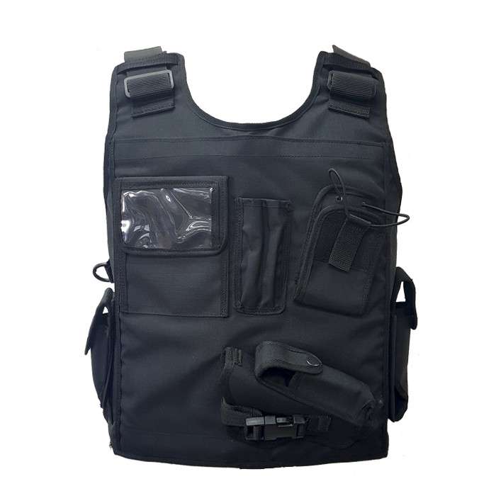 Reaction Officer Multi-Pouch Bulletproof Vest - No Inserts - Various Black