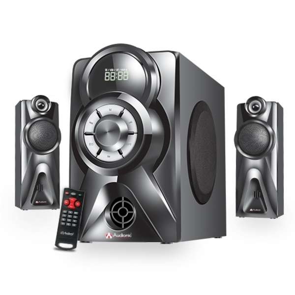 Audionic Sleek Design Black Beauty Speaker System - Black