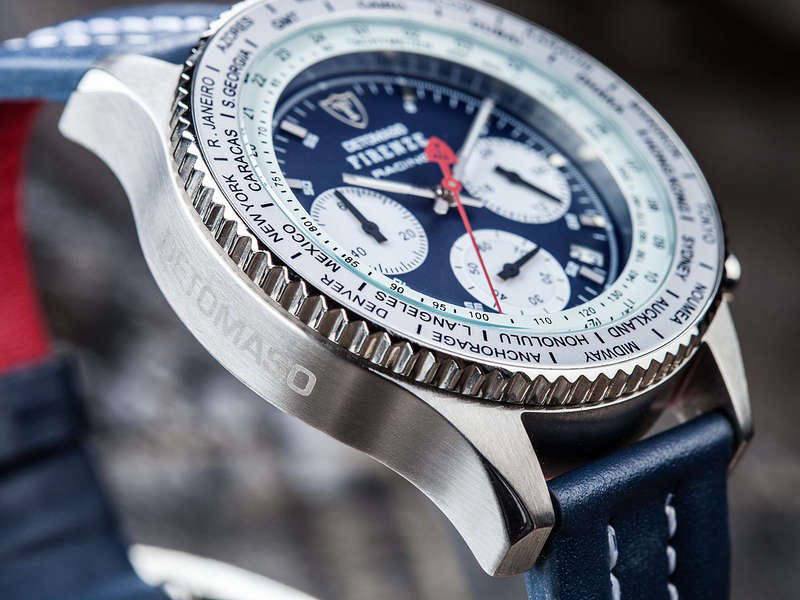 DETOMASO® ITALIA FIRENZE WORLD GP CHRONO HEIDFELD TEAM WATCH W. BOX, PAPERS, FULLY LOADED!!