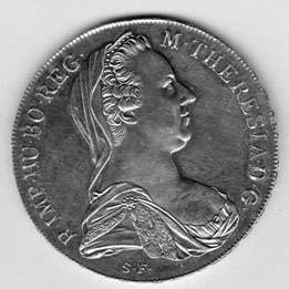 Obverse of Maria Theresa Thaler