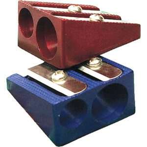 TREFOIL 2 HOLE METAL SHARPENER COLOUR 12