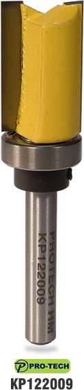 Pattern Flush trim router bit sample