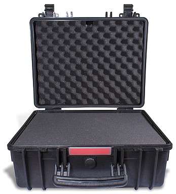HARD CASE 474X414X216MM OD WITH FOAM BLACK WATER & DUST PROOF (443419)