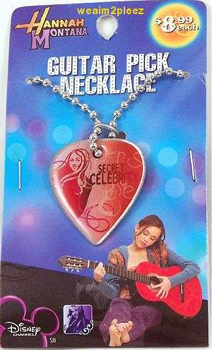 HANNAH MONTANA GUITAR PICK NECKLACE