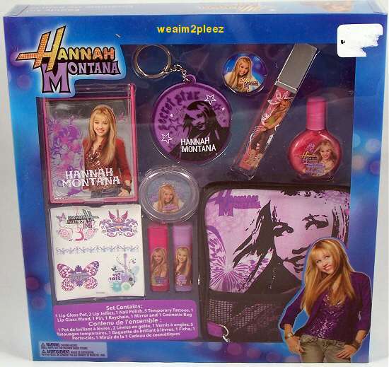 HANNAH MONTANA COSMETIC SET WITH TATTOOS