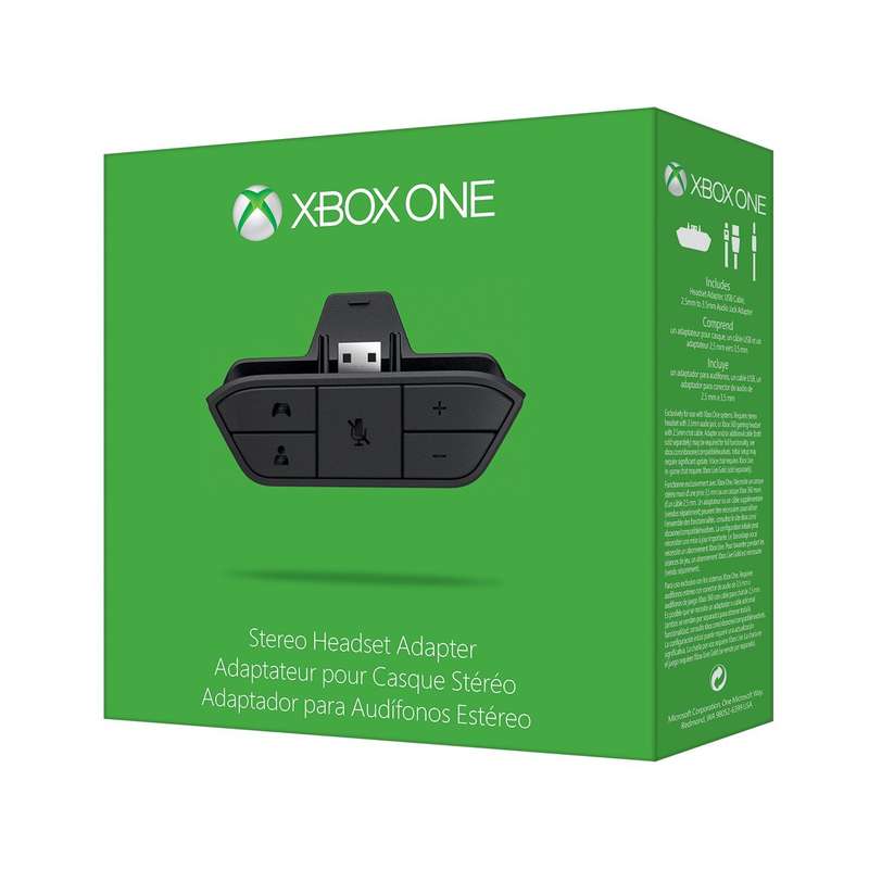Xbox One Stereo Headset Adapter (excluding 2.5mm to 3.5mm cable)