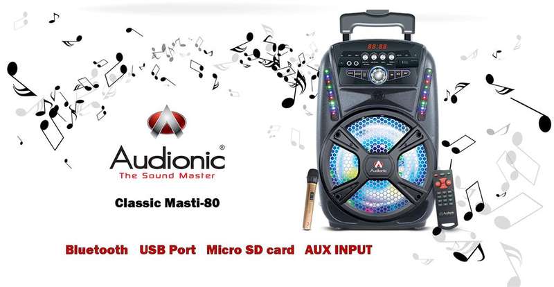 Audionic Classic Masti 80 Trolly Wireless Speaker System