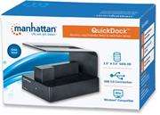 Manhattan QuickDock&trade; SuperSpeed USB 3.0-Transfer rates: up to 5 Gbps-Single insertion slots ac