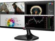 LG 25UM58-P 25 inch Ultra-Wide IPS LED Monitor, 21:9 HD Format, 2560 x 1080, 5ms Response Time GTG,