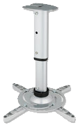 Manhattan Universal Projector Ceiling Mount Extension rod with tilt, swivel and height adjustments-C