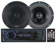 Boss Audio Combo Kit Includes 648UA CD/MP3 AM/FM Receiver With USB and SD