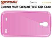 Promate Akton-S4-Elegant Multi-Colored Flexi-Grip Case for Samsung Galaxy S4-Pink , Retail Box, 1 Ye