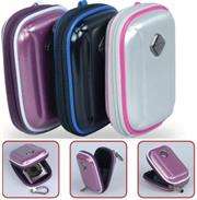 Promate Amba Aluminum Finish Hard Shell Camera Case with Memory Foam Protector Inner Bubble Pad Prot