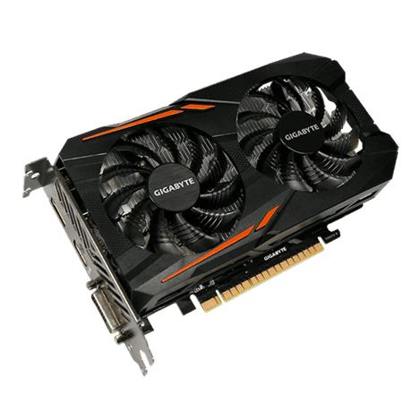 Gigabyte Nvidia GeForce GTX 1050 DirectX 12 GV