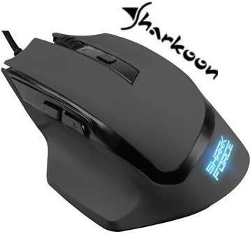 Sharkoon SHARK Force Gaming Optical Mouse: Black