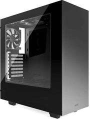 NZXT S340 ATX Midi Tower Case - SECC Steel Frame Construction with ABS Plastic and Side Window Panel