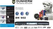 Dunherm Large DVD Player, USB & DIVX Player