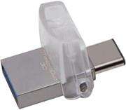 Kingston Digital 16GB Data Traveler Micro Duo USB 3C Flash Drive, Retail Box, 5 year warranty
