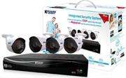 KGuard Easy Link PLUS 4 Channel and 4 Cameras Combo Kit-H.264 compression, 720P recording resolution