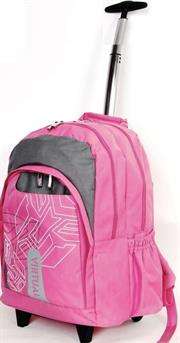 Macaroni Cartella Student Backpack with Trolley Lightweight ,Padded Back and shoulder straps ,Triple