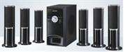 Dunherm 6.1CH Home Theatre Column Speaker,Output power:35W+15W*6,Speaker unit: 4"+3"*6,USB/SD/FM/MIC