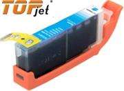 TopJet Generic Replacement Ink Cartridge for Canon Ink CLI-451XLC Standard Yield Cyan -Page Yield 30