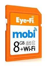 Eye-Fi Mobi 8GB Wi-Fi Class 10 SDHC Flash Memory Card, Retail Box , 1 year warranty