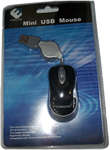 Esquire Mini USB Optical Mouse -Colour: Black /Silver , Retail Box , 1 year Limit warranty