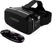 Geeko VR-Box /Shinecon Virtual Reality 3D Headset Glasses with Bluetooth Remote Controller - Support