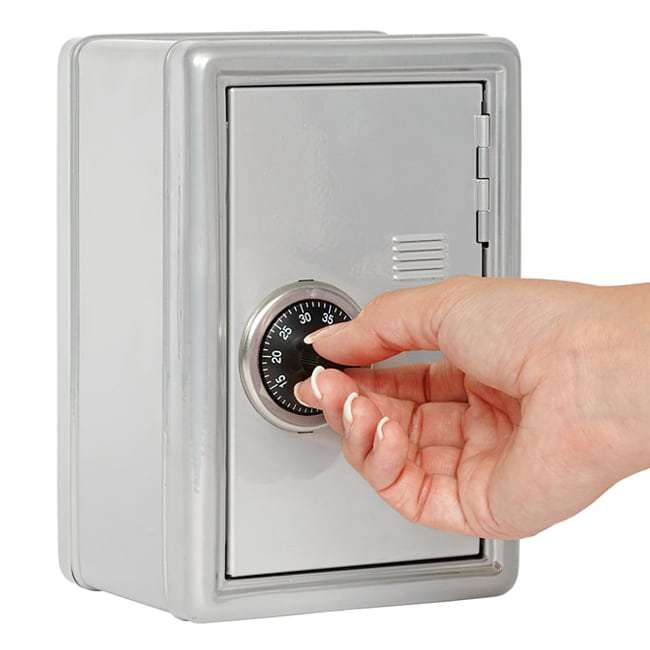 Money Safe - Silver