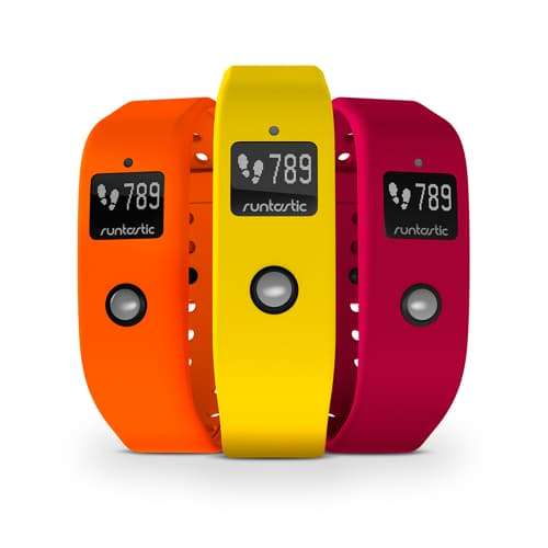 Runtastic Orbit Wristbands Set 1 (3 straps – Orange Yellow Pink)