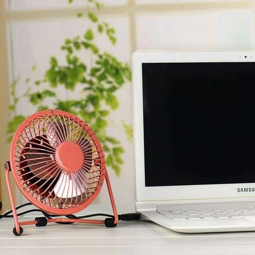 USB Desk Fan - Red