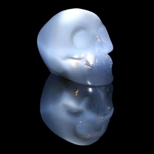 Skull Desk Lamp - White