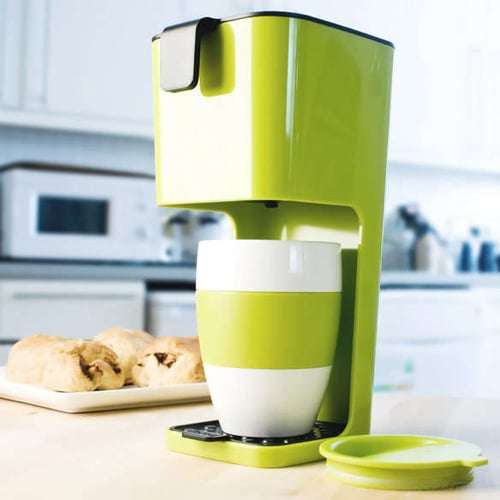 Koziol Unplugged Coffee Maker with Cup - Lime Green