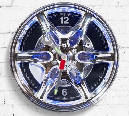 Neon Rim Wall Clock