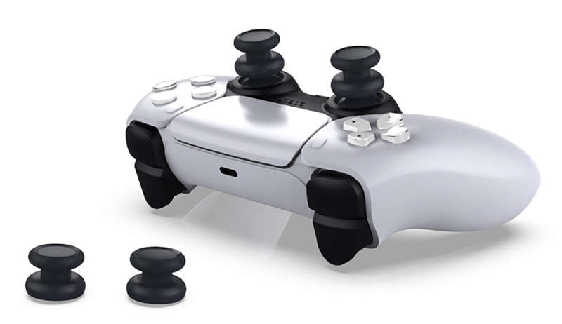 PS5 Controller Dobe Raised Performance Thumbstick Extenders FPS BLACK